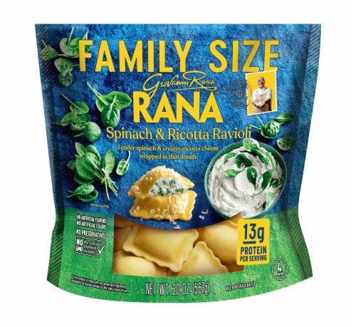 Rana™ Family Size Spinach and Ricotta Ravioli Perspective: front