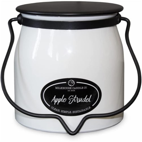Milkhouse Candle 13105 16 oz Apple Strudel Butter Jar, 1 Fry’s Food