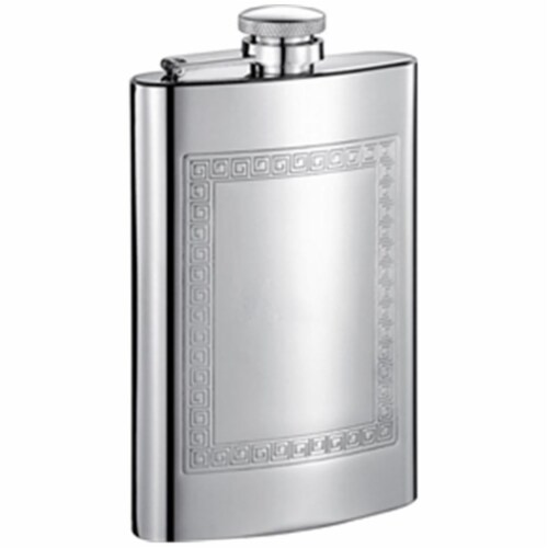 Visol VF1229 Theseus 8 oz Stainless Steel Flask Perspective: front