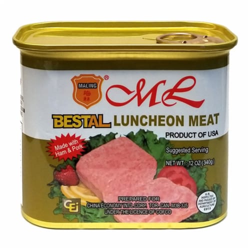 To Wei MaLing Ham Luncheon Meat Perspective: front
