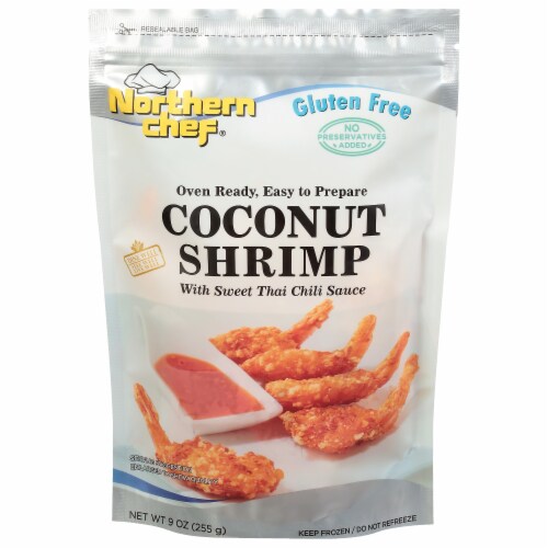 Northern Chef® Gluten Free Sweet Thai Chili Sauce & Coconut Shrimp Perspective: front