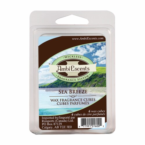 AmbiEscents™ Sea Breeze Wax Fragrance Cubes Perspective: front