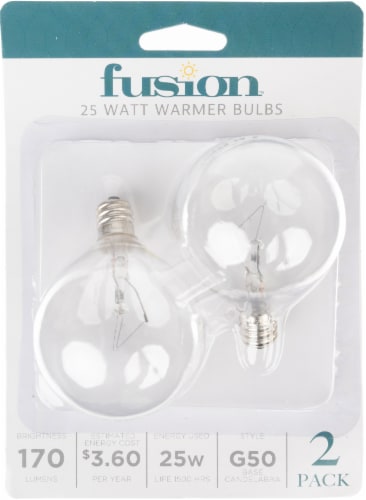 Fusion™ 25 Watt Replacement Bulbs Perspective: front