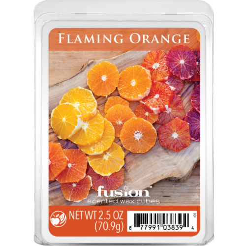 Fusion™ Scented Wax Cubes Flaming Orange Perspective: front