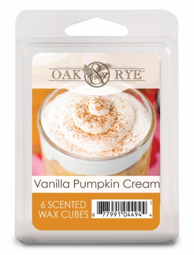 Oak & Rye™ Vanilla Pumpkin Cream Wax Cubes Perspective: front