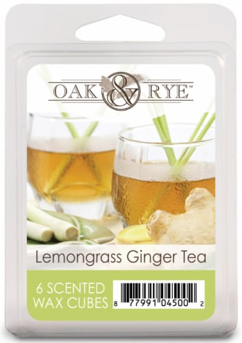 Oak & Rye™ Lemongrass Ginger Tea Wax Cubes Perspective: front