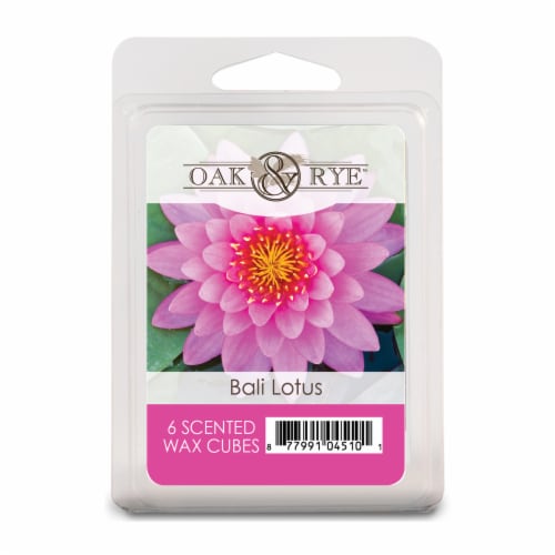 Oak & Rye™ Bali Lotus Scented Wax Cubes Perspective: front