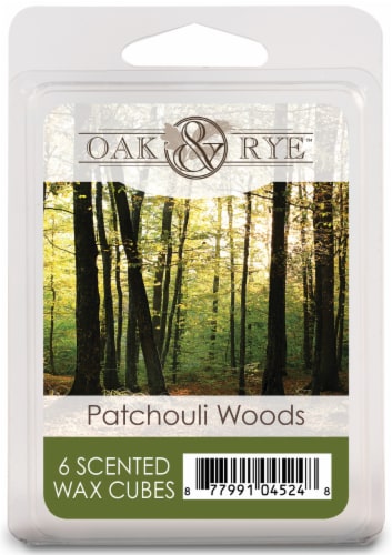 Oak & Rye™ Patchouli Woods Scented Wax Cubes Perspective: front