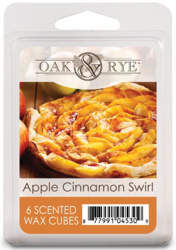 Oak & Rye™ Apple Cinnamon Swirl Wax Cubes Perspective: front