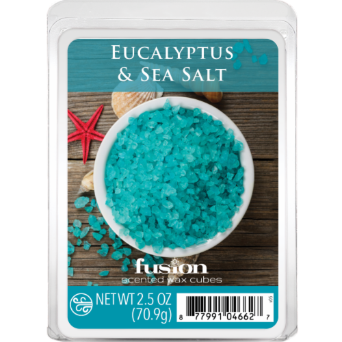 Fusion™ Scented Wax Cubes Eucalyptus Sea Salt Perspective: front