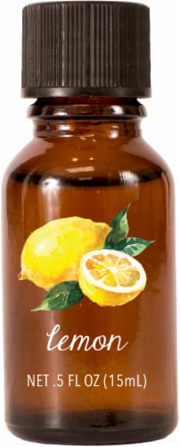 AmbiEscents Lemon Essential Oil Perspective: front
