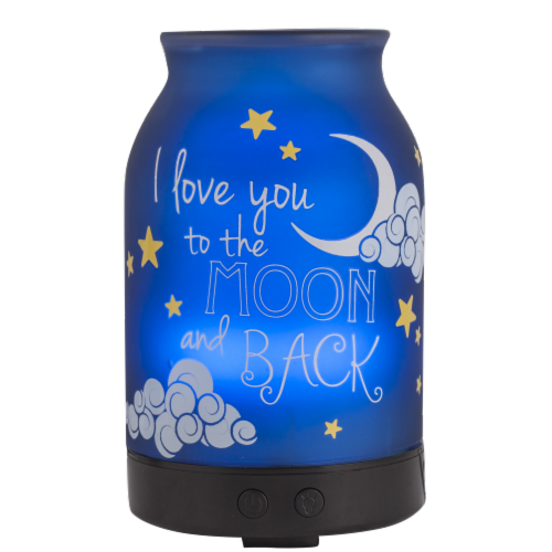 AmbiEscents™ To The Moon Diffuser and Canopy Set - Blue Perspective: front
