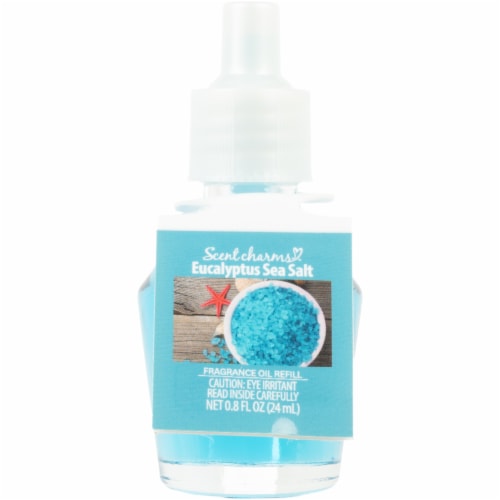 ScentSationals Scent Charms™ Eucalyptus and Sea Salt Fragrance Oil Refill Perspective: front
