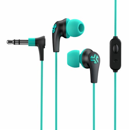 JLab Audio Pro Earbuds - Teal Perspective: front
