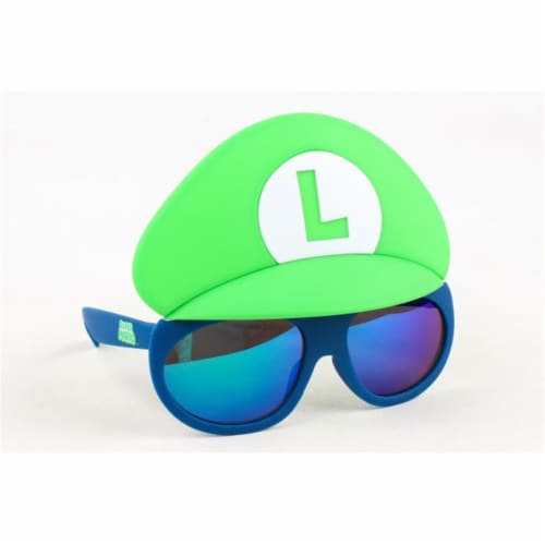 Sunstaches  Luigi Kids Lil, Blue & Green Perspective: front