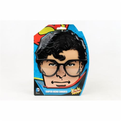 Sunstaches  Superman Super Hero Shades Perspective: front