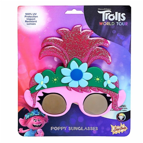 Sunstaches SG3736 Trolls World Tour Poppy Toy Perspective: front