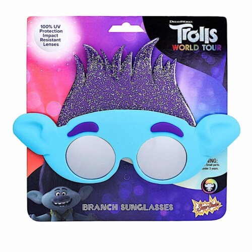 Sunstaches SG3737 Trolls World Tour Branch Toy Perspective: front