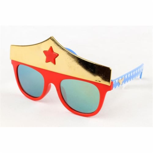 Sunstaches Lil Wonder Woman Crown, Red & Yellow Perspective: front