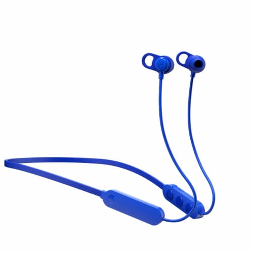 Skullcandy Jib Bluetooth Wireless Earbuds - Blue Perspective: front