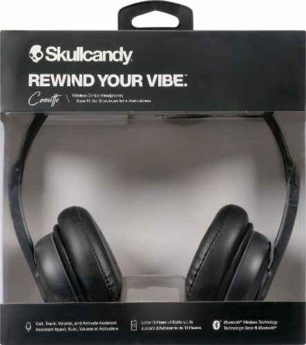 Casque d'écoute Bluetooth® Cassette de Skullcandy - noir