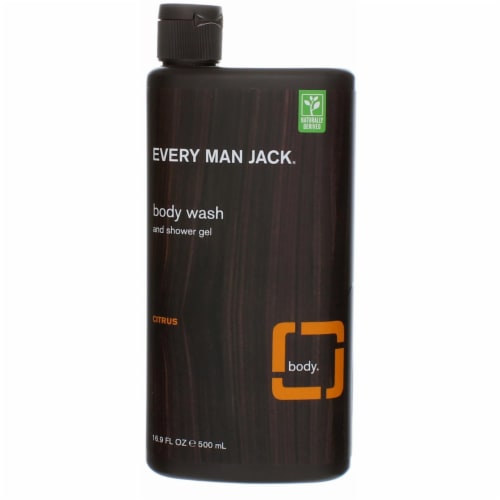 Every Man Jack Citrus Scrub Body Wash Perspective: front