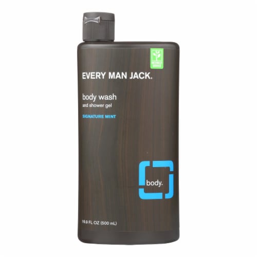 Every Man Jack Body Wash Mint Perspective: front