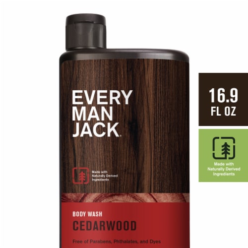 Every Man Jack® Cedarwood Hydrating Men’s Body Wash for All Skin Types