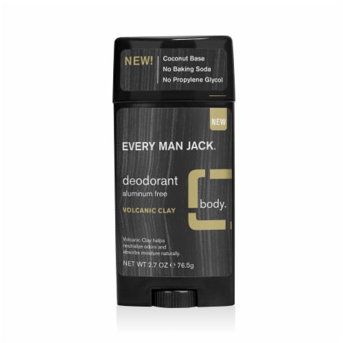 Every Man Jack Volcanic Clay Deodorant Perspective: front
