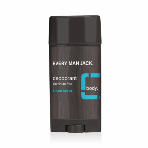 Every Man Jack Fresh Scent Aluminum Free Deodorant Stick Perspective: front
