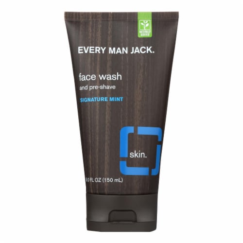 Every Man Jack Signature Mint Shave Wash Perspective: front
