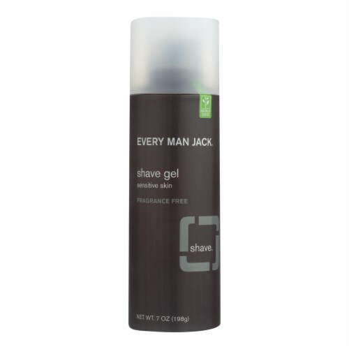 Every Man Jack Fragrance Free Shave Gel Perspective: front