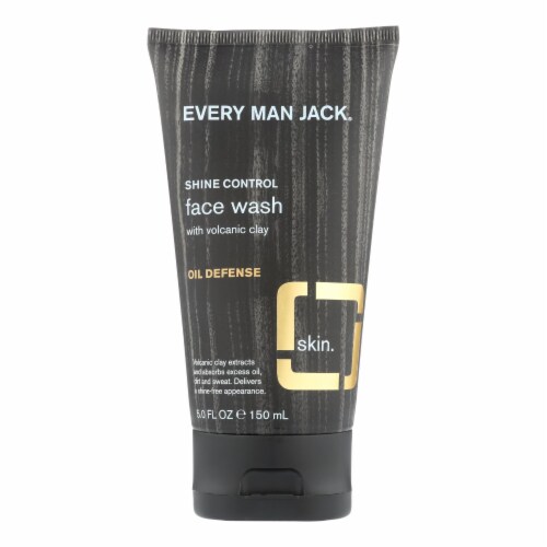Every Man Jack Oil Defense Volcanic Clay Face Wash Perspective: front