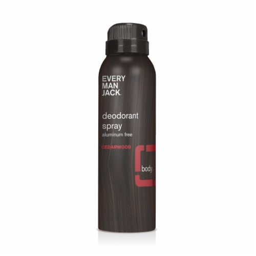 Every Man Jack® Quick Dry Cedarwood Deodorant Spray Perspective: front