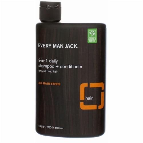 Every Man Jack 2-in-1 Daily Citrus Shampoo & Conditioner Perspective: front