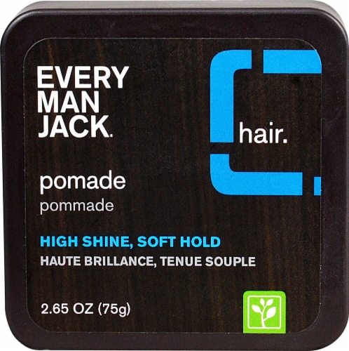 Every Man Jack®  Pomade High Shine Soft Hold Perspective: front