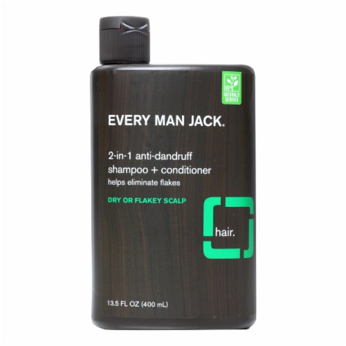 Every Man Jack® 2-in-1 Anti-Dandruff Shampoo + Conditioner Perspective: front