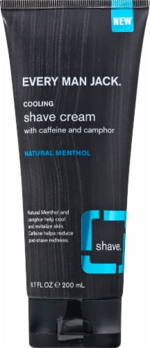 Every Man Jack Natural Menthol Cooling Shave Cream Perspective: front