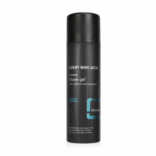 Every Man Jack Natural Menthol Shave Gel Perspective: front