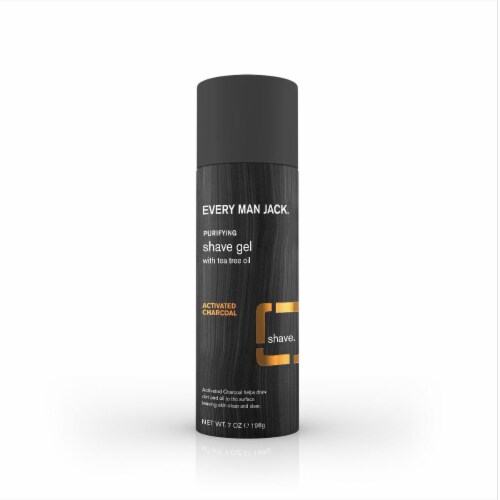 Every Man Jack Activated Charcoal Purifying Shave Gel Perspective: front