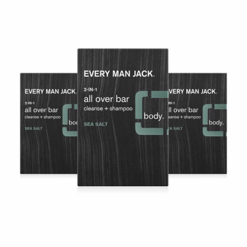 Every Man Jack® 2-in-1 All Over Bar Perspective: front