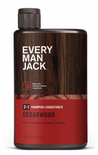 Every Man Jack® Cedarwood 2-in-1 Shampoo & Conditioner Perspective: front