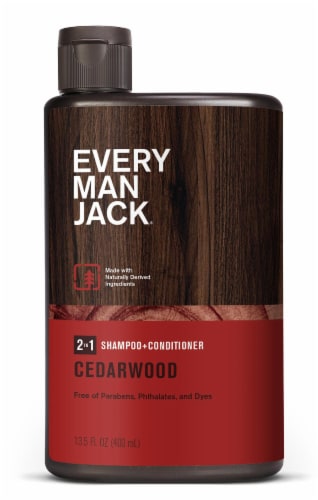 Every Man Jack® Cedarwood 2-in-1 Shampoo & Conditioner Perspective: front