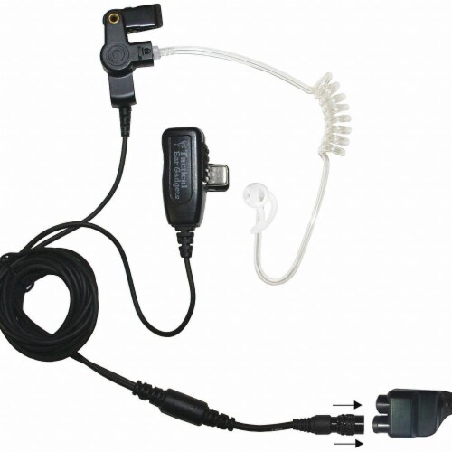 Earphone Connection Surveillance Kit,Black  EP4028QR Perspective: front