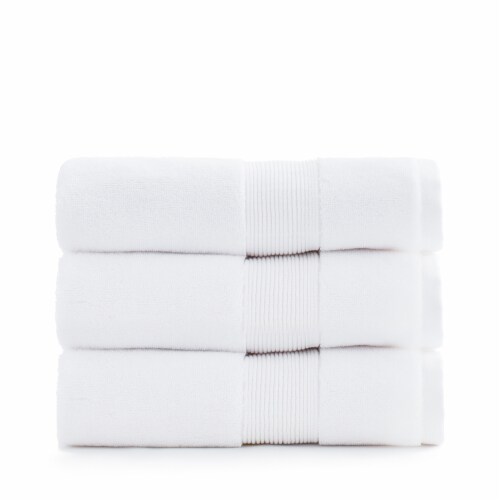 Miracle Cotton and Silver Ion Antimicrobial Plush Bathroom Hand Towel,  White, 1 Piece - Kroger