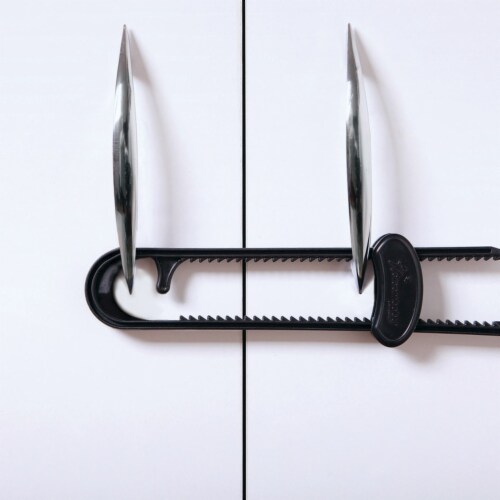 Dreambaby Black Plastic Cabinet Slide Locks 2 pk Dreambaby Black Plastic Cabinet Slide Locks 2 pk