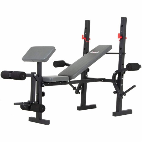 Body Champ BCB580 Standard Weightlifting Bench with Adjustable Incline Seat 1 Piece Pay Less Super Markets
