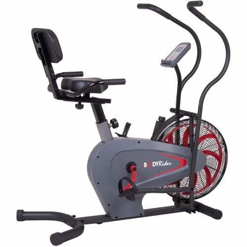 Body Flex Sports Body Rider BRF980 Indoor Stationary Fan Bike with