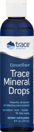 Trace Minerals ConcenTrace Mineral Drops Perspective: front