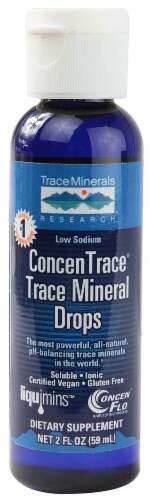 Trace Minerals Research  ConcenTrace® Trace Mineral Drops Perspective: front
